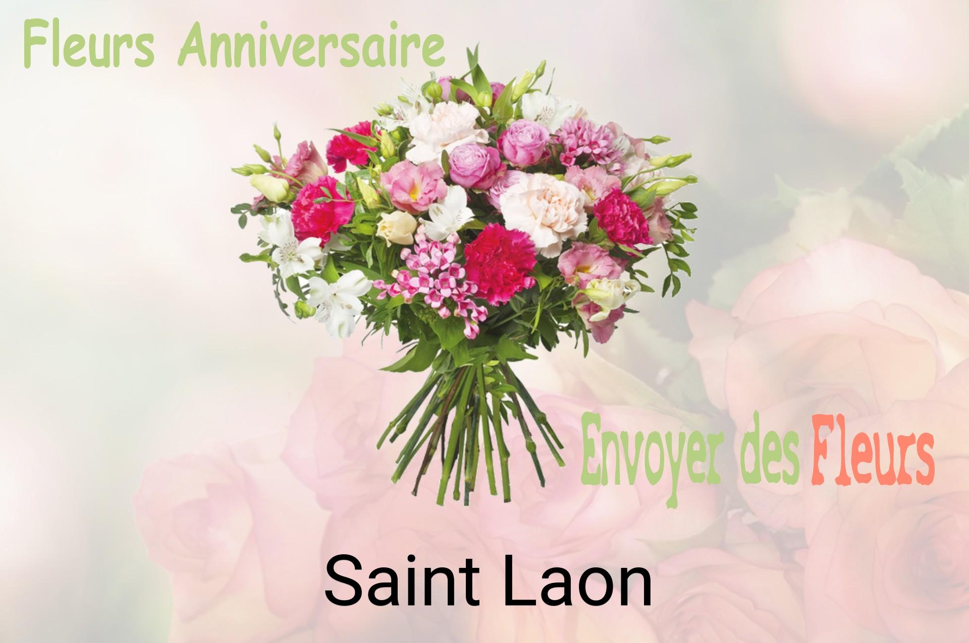 Bouquet de fleurs d’anniversaire livré à Saint-Laon