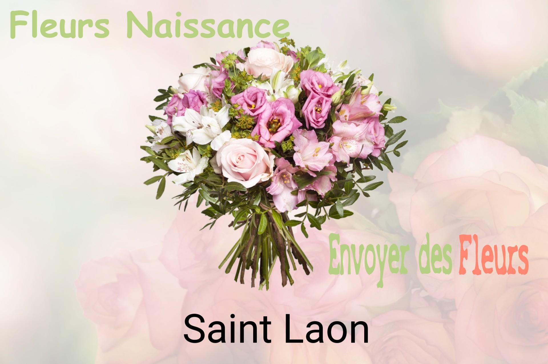 Bouquet de fleurs de naissance livré à Saint-Laon